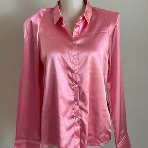 Buttery Pink silk blouse!